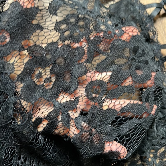 Adore Me Black Rue Lace Babydoll Dress and Panties - Picture 5 of 12